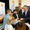 Rozdanie nagród podczas Gminnych Eliminacji Ogólnopolskiego Turnieju Wiedzy Pożarniczej w Przemęcie