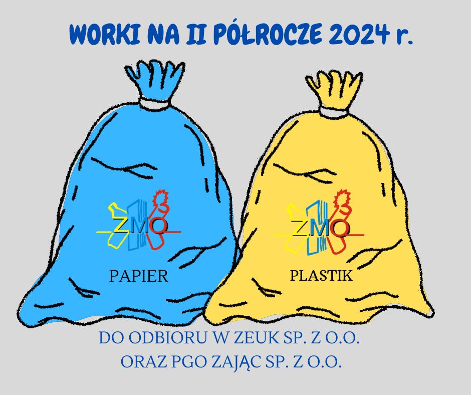 Na zdjęciu grafika worków na II półrocze