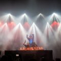 Na zdjęciu koncert Kalwi&Remi. Na fotografii także Transformers Led Robot Show.