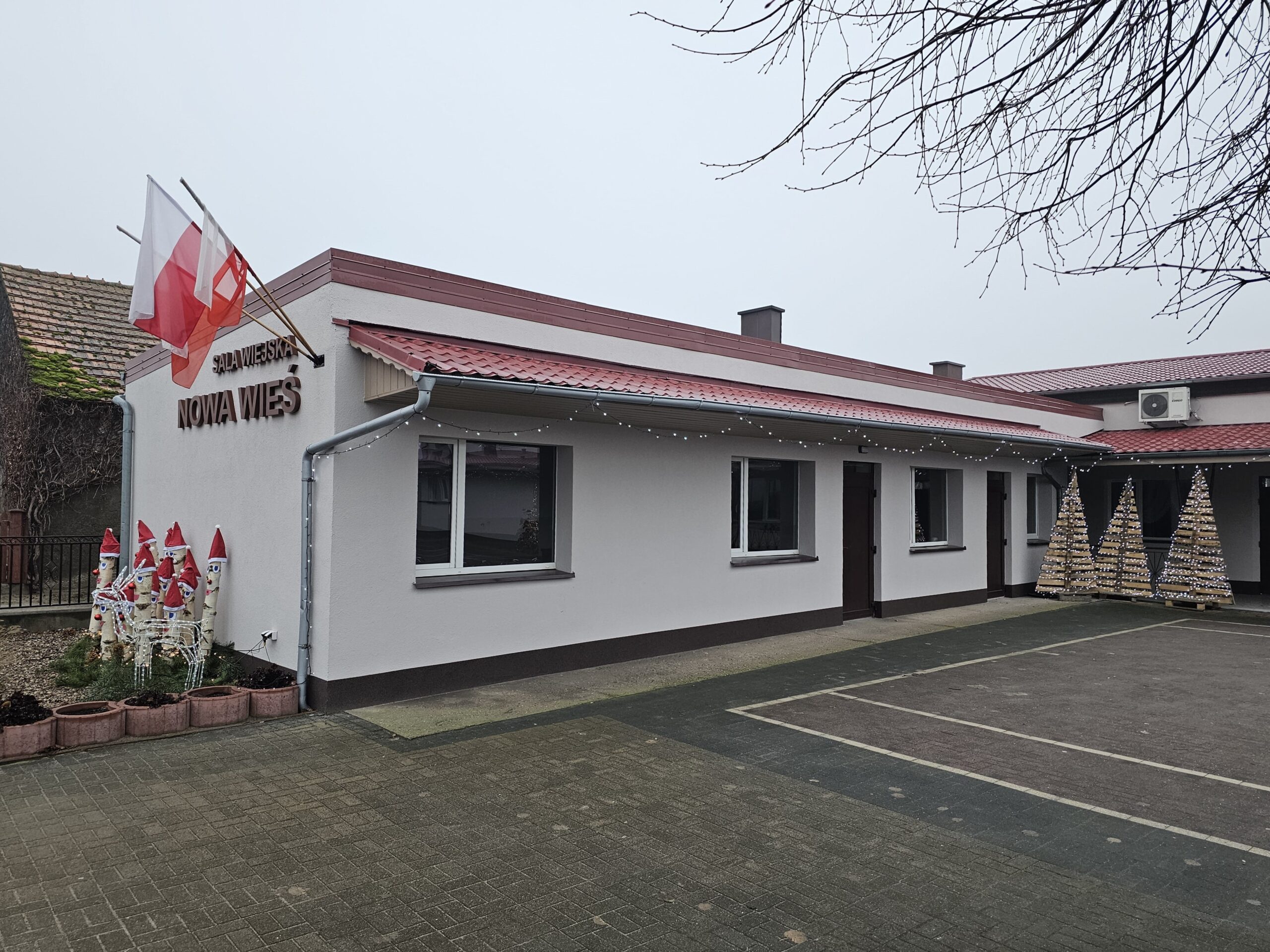 Na zdjęciu sala wiejska po remoncie.