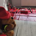 Nagrody oraz sprzęt ppoż. wykorzystany do turnieju.