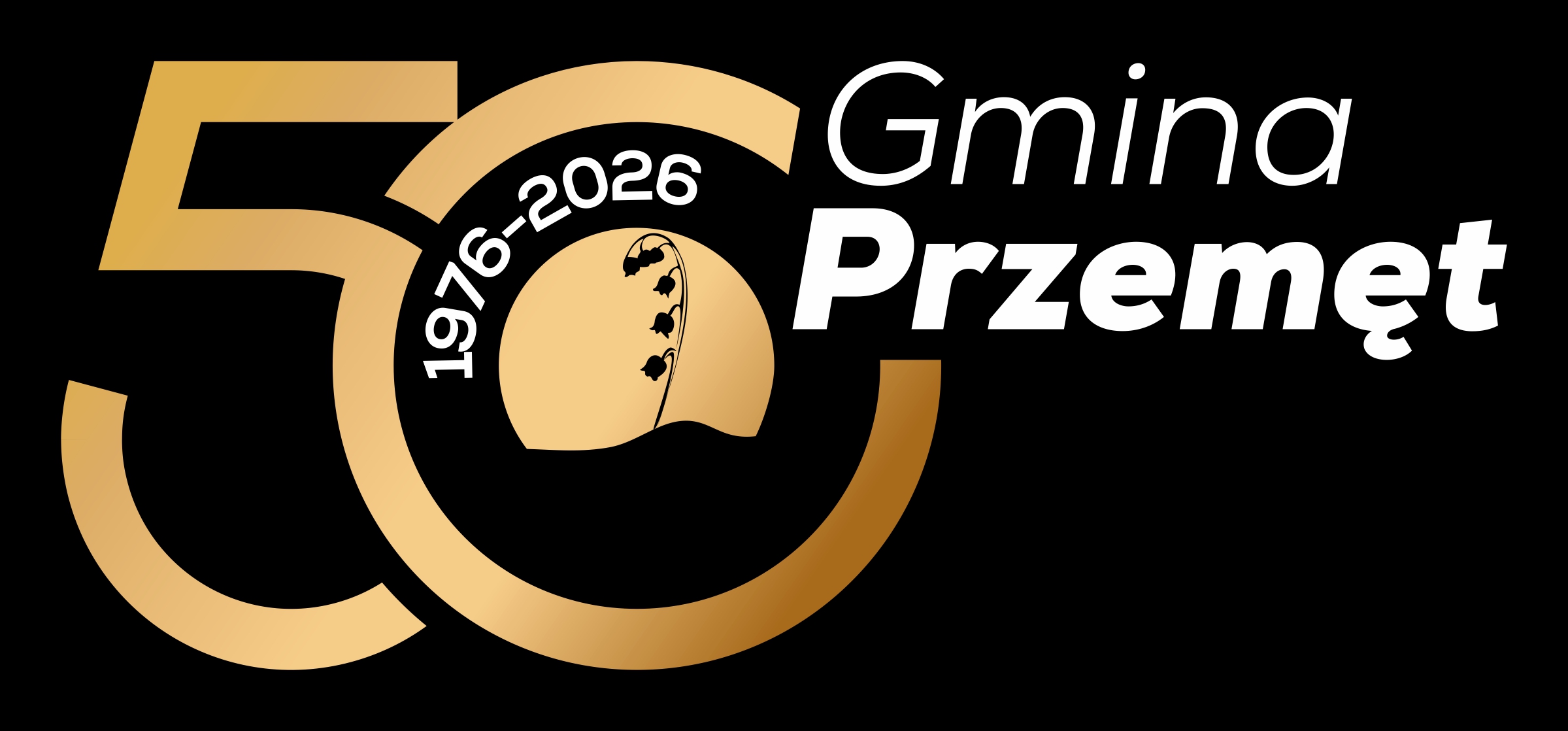 logo 50-lecia gminy Przemęt