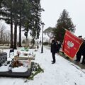 Na zdjęciu widoczny poczet sztandarowy.
